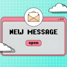 message below threaded comments