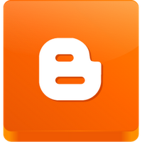 blogger 3d icon logo