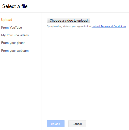 blogger-video-upload-options
