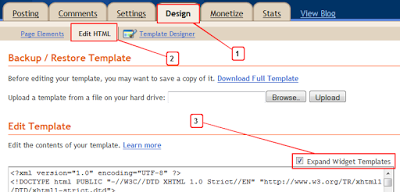 design edit html expand widget templates blogger 1