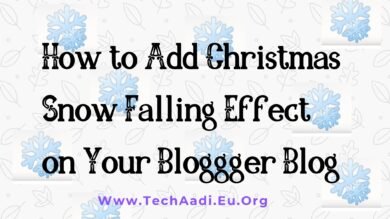 christmas snow storm effect