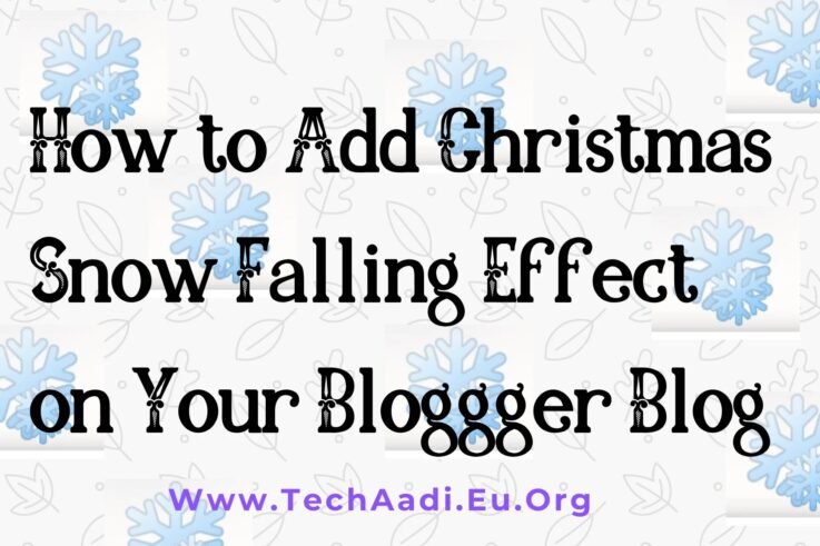 christmas snow storm effect