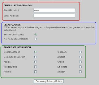 privacy policy generator