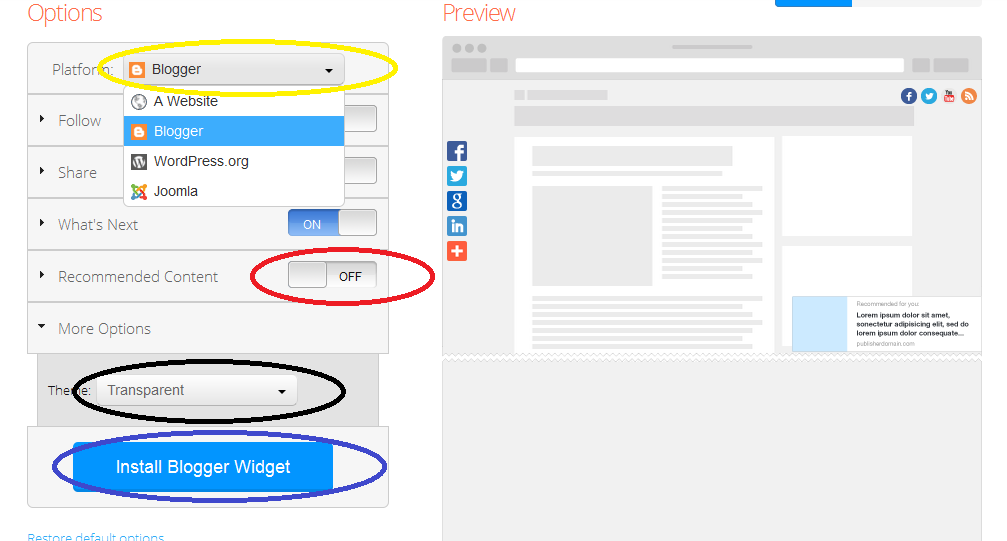 Add Social Engagment Plugin Smart Layers To Blogger And WordPress Blogs