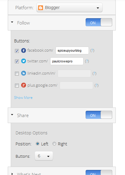 Add Social Engagment Plugin Smart Layers To Blogger And WordPress Blogs