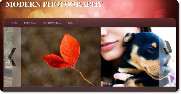 Modern Photography Abstract Style Template