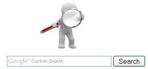 google custom search to header