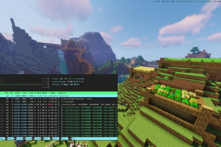 A Minecraft Hosting Server