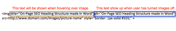 Image alt & title attribute (1)