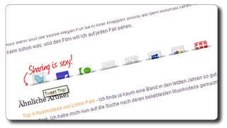get sharing is sexy bookmark buttons